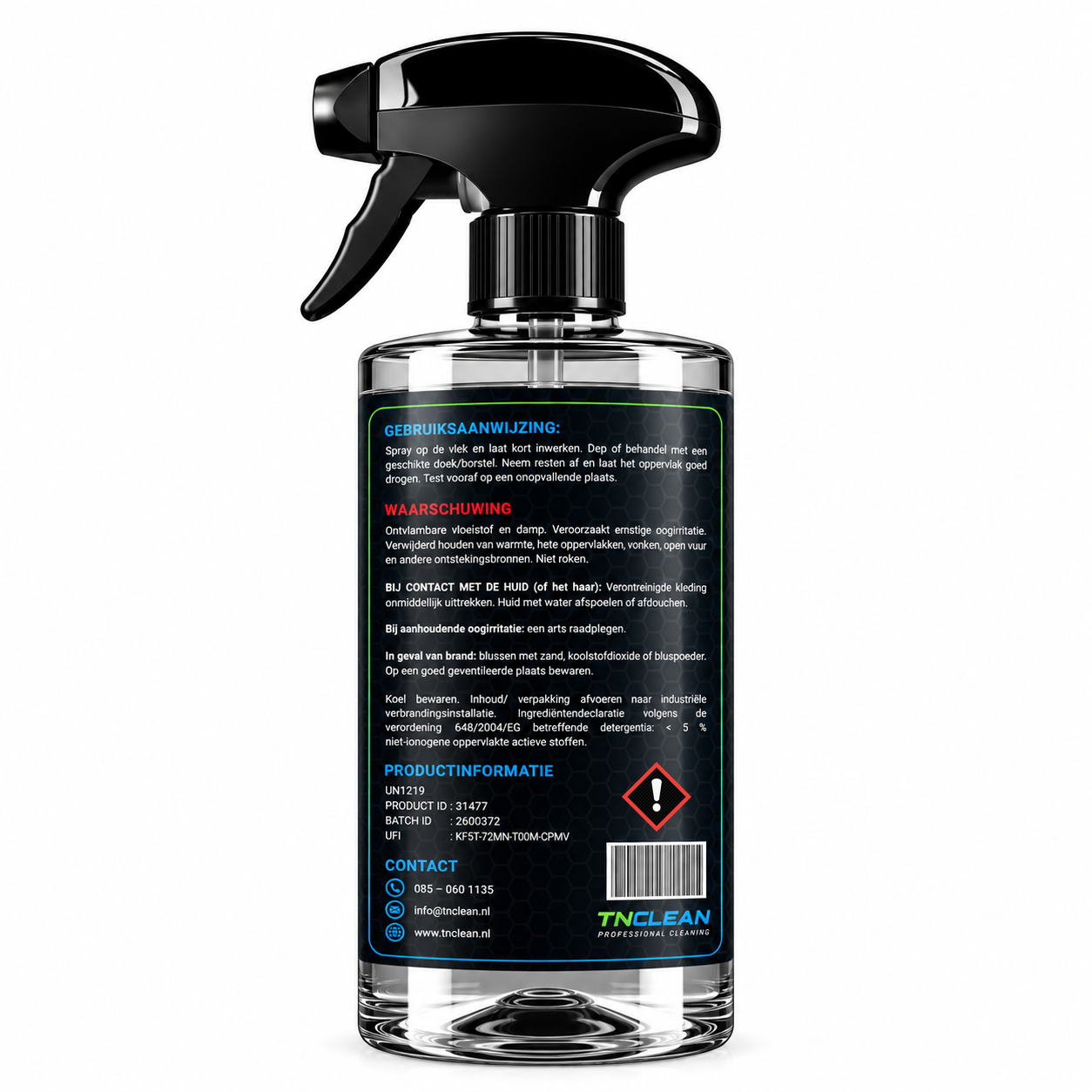 TNCLEAN Vlekkenreiniger 500ml — productfoto 2