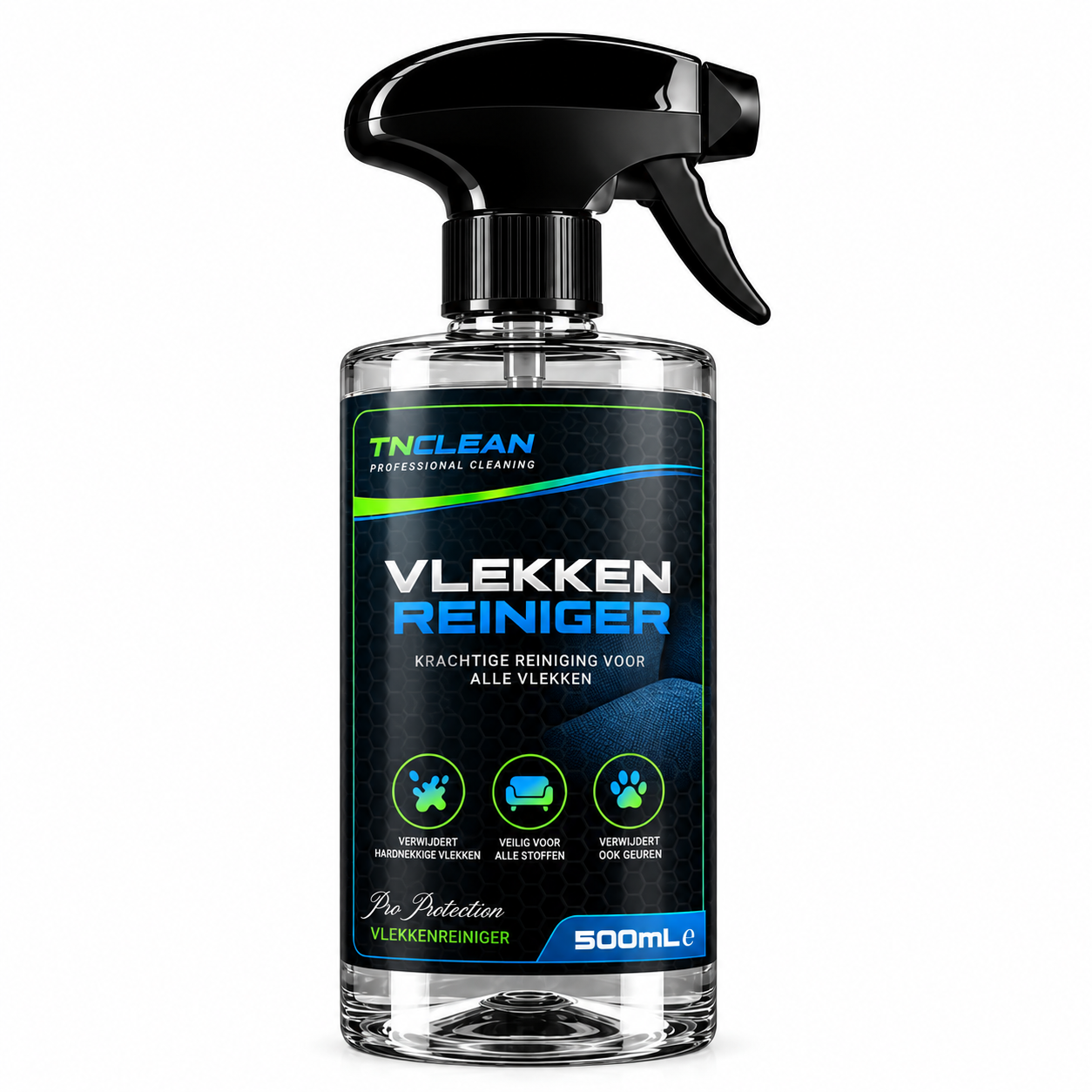 TNCLEAN Vlekkenreiniger 500ml — productfoto voorkant